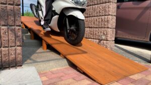 玄関スロープ Forバイク 自転車 を木工で 後編 ねこまるdiy
