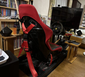 コクピット後ろから